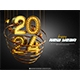 happy-new-year-2024-3d-banner-design-template black gold