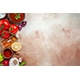 top-close-up-view-spices-colorful-spices-onions-garlic-bottle-oil-tomatoes-lemon-sauce