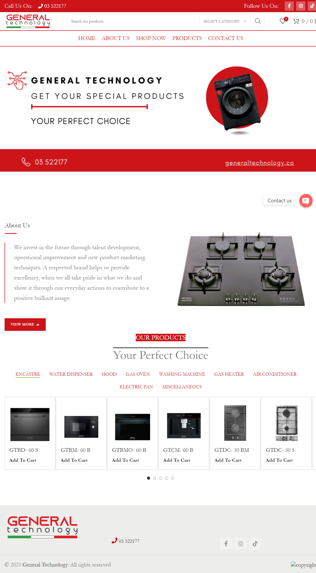 General Technology Website